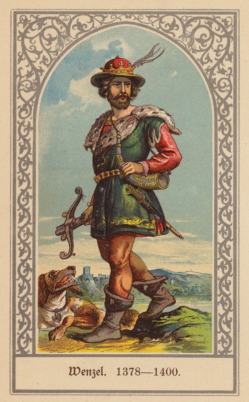 Wenzel IV., König von Böhmen und Deutschland von (after) German School