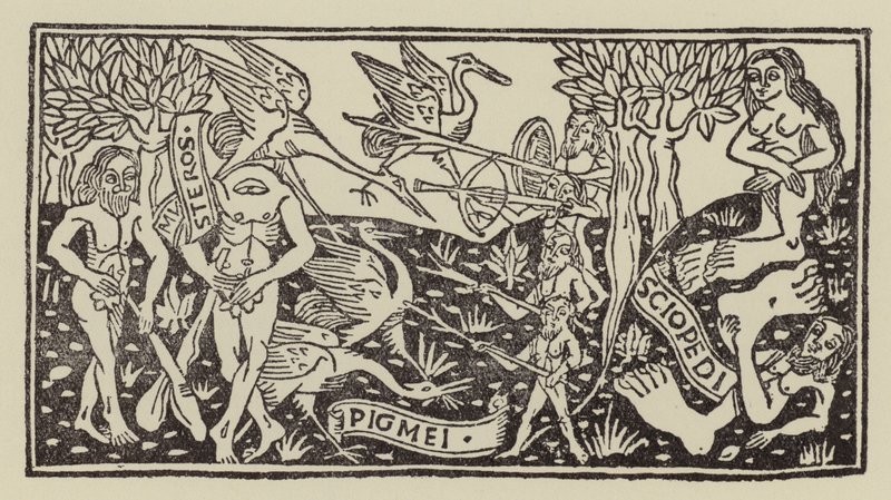 Fabelhafte Männer und Monster der Inder von (after) Italian School