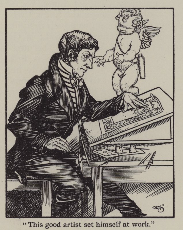 Illustration für The Essays of Elia von Charles Lamb von A. Garth Jones