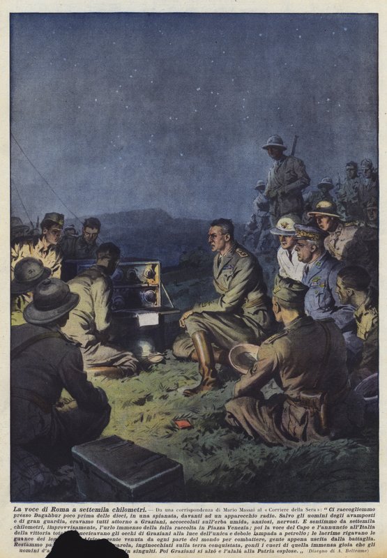 Die Stimme Roms aus siebentausend Kilometern Entfernung von Achille Beltrame