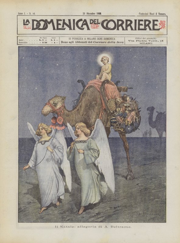 Weihnachten, Allegorie von A. Beltrame von Achille Beltrame