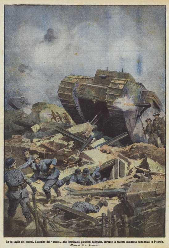 Die Schlacht der Monster von Achille Beltrame