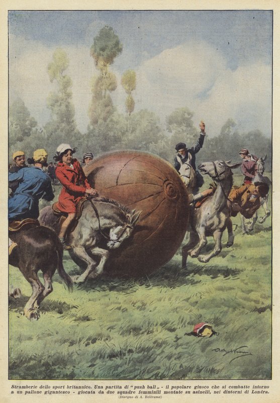 Britische Sportkuriositäten von Achille Beltrame