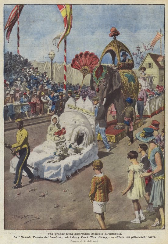 Ein großes amerikanisches Fest für Kinder von Achille Beltrame