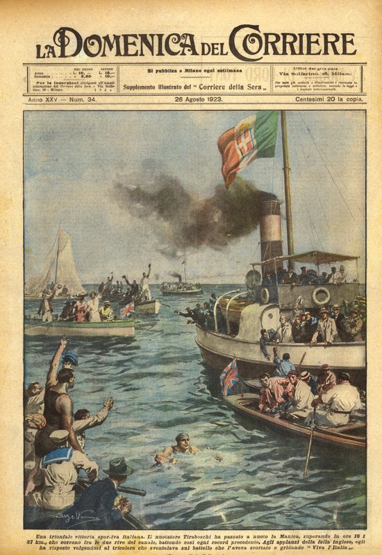 Ein triumphaler italienischer Sporterfolg von Achille Beltrame