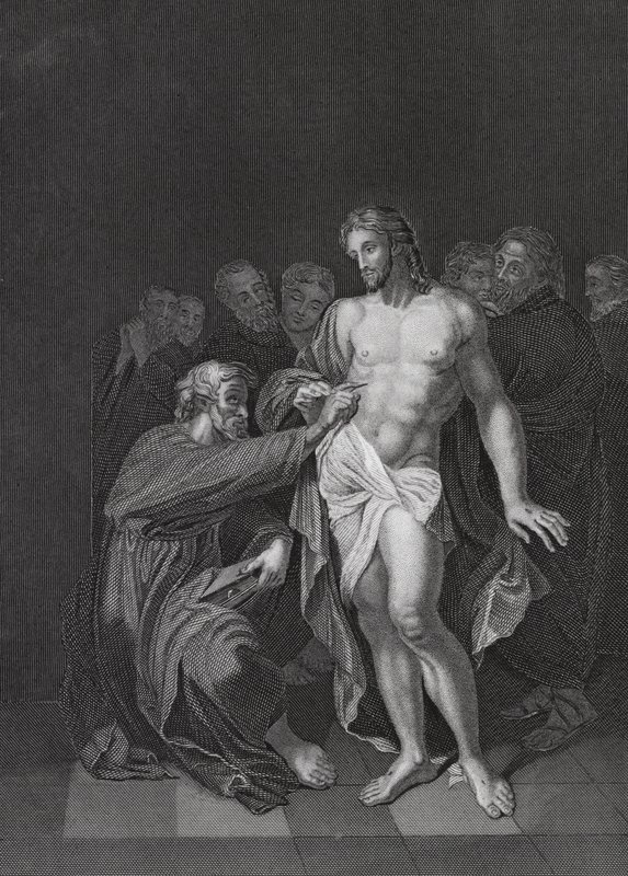 Der Unglaube des Heiligen Thomas, Johannes, Kapitel 20, Verse 26-29 von Adriaan van der (after) Werff