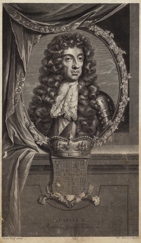 Porträt von König Karl II. von Adriaan van der Werff