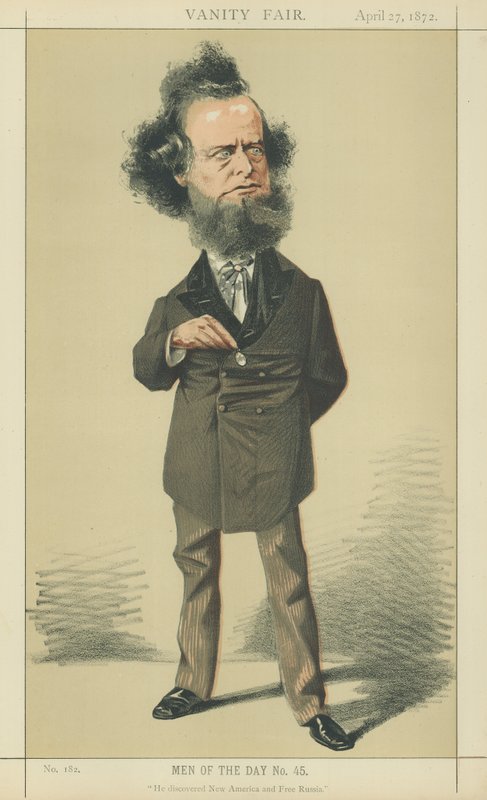 Herr William Hepworth Dixon von Adriano Cecioni
