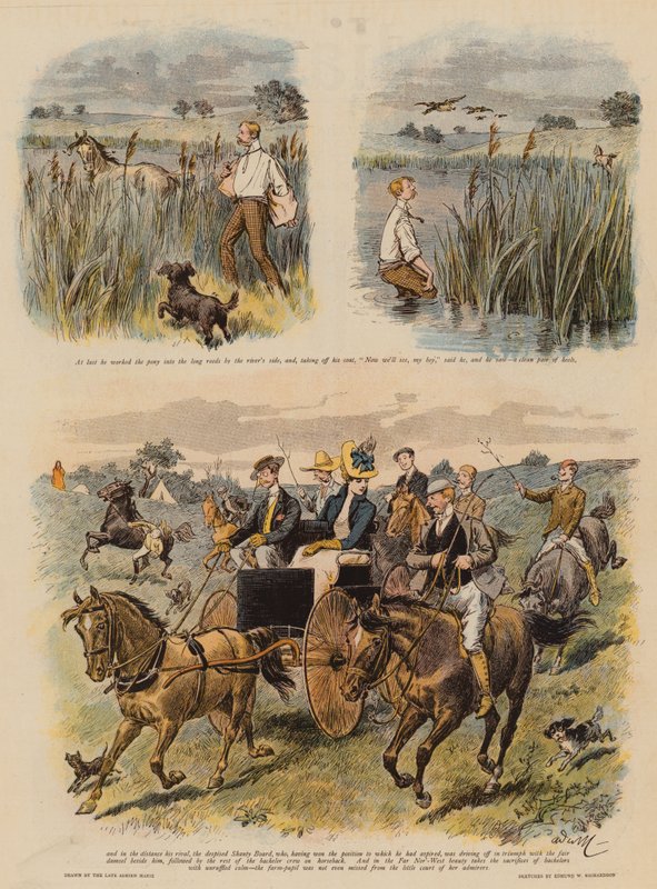 Schönheit im hohen Norden (Chromolithographie) von Adrien Emmanuel Marie