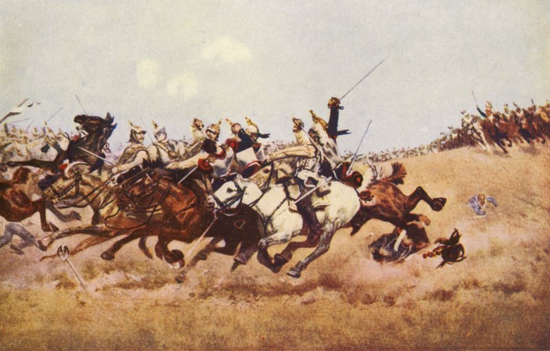 Der Angriff der Kürassiere bei Rezonville von Aime Nicolas (after) Morot