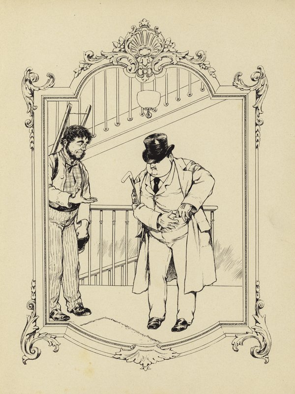 Karikatur aus Memoires d