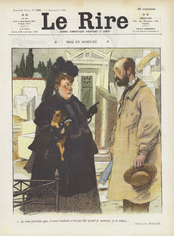 Illustration für Le Rire von Albert Guillaume