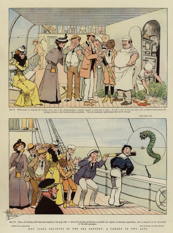 Warum Jones an die Seeschlange glaubt, eine Komödie in zwei Akten von Albert Guillaume