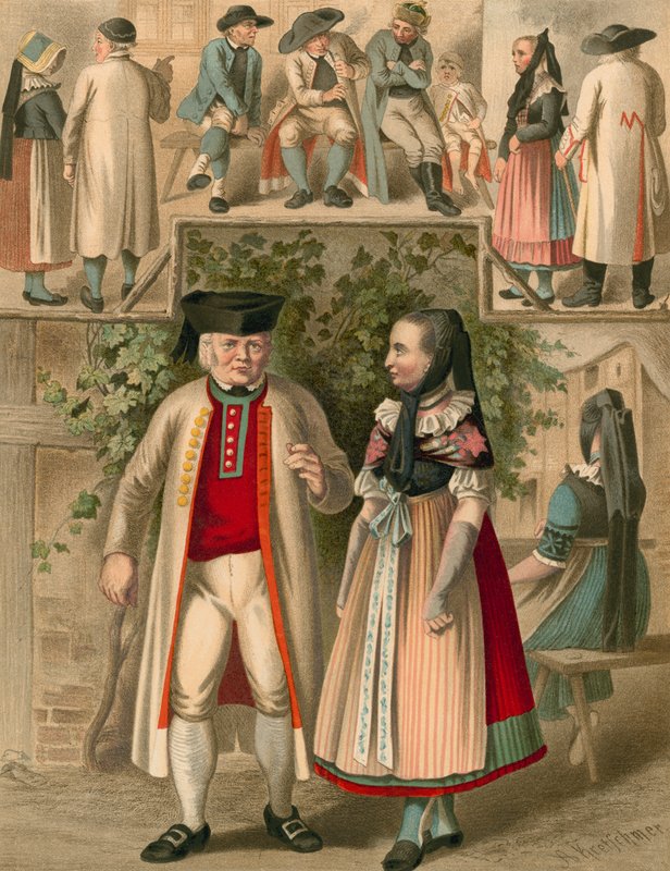 Deutsche Tracht, Braunschweig von Albert Kretschmer
