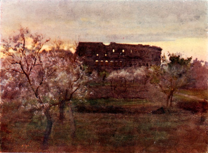 Das Kolosseum bei Sonnenuntergang von Alberto Pisa