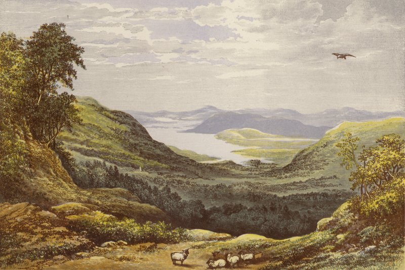 Windermere und Esthwaite von Alexander Francis Lydon