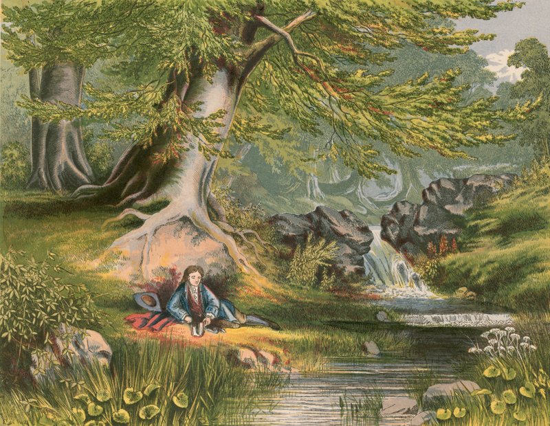 Illustration für Grays Elegie von Alexander Francis Lydon