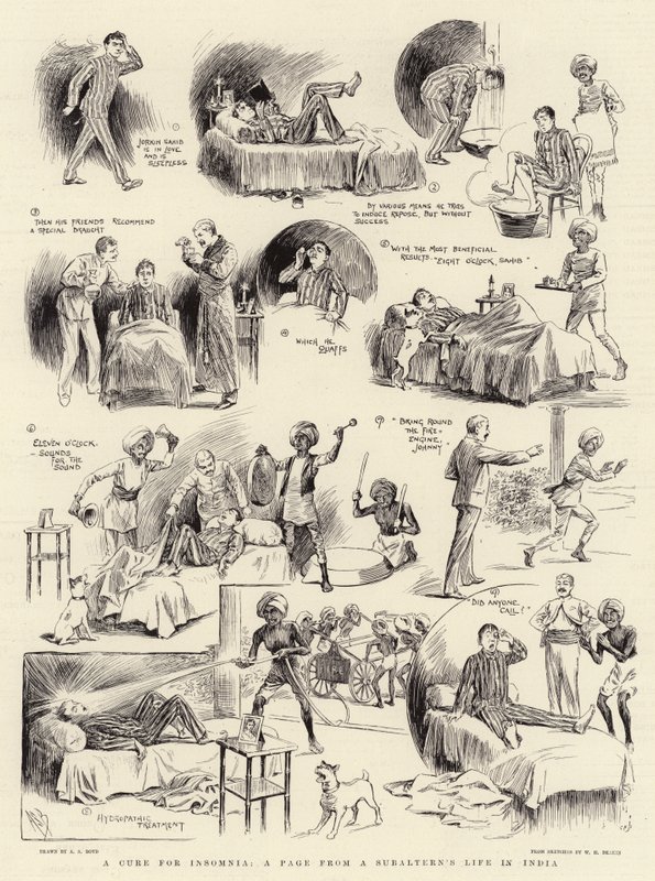 Ein Heilmittel gegen Schlaflosigkeit, eine Seite aus dem Leben eines Subalterns in Indien von Alexander Stuart Boyd