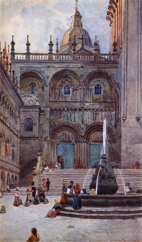 Kathedrale von Santiago de Compostela, Südportal von Alexander Wallace Rimington