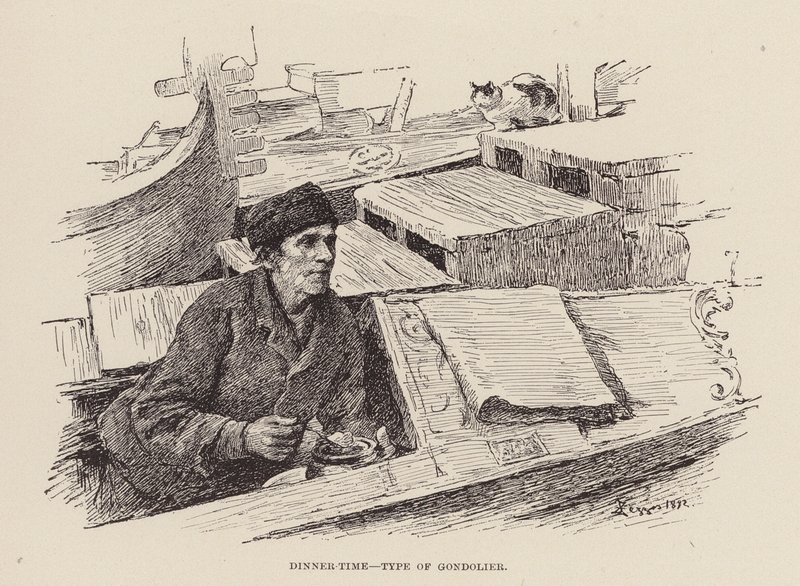 Essenszeit, Typ Gondoliere von Alezzandro Zezzos