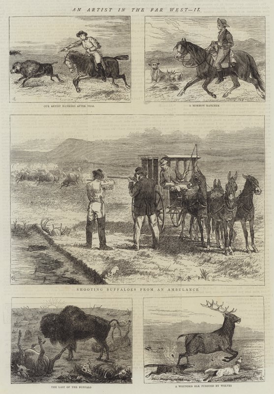 Ein Künstler im Fernen Westen, II von Alfred Chantrey Corbould