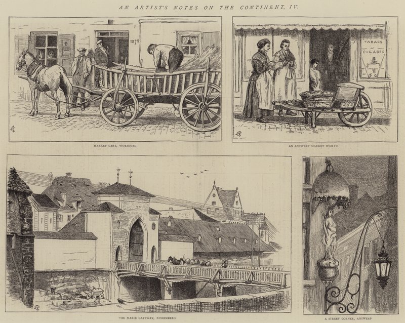 Notizen eines Künstlers auf dem Kontinent, IV von Alfred Chantrey Corbould