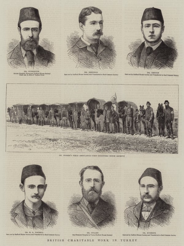 Britische Wohltätigkeitsarbeit in der Türkei von Alfred Chantrey Corbould