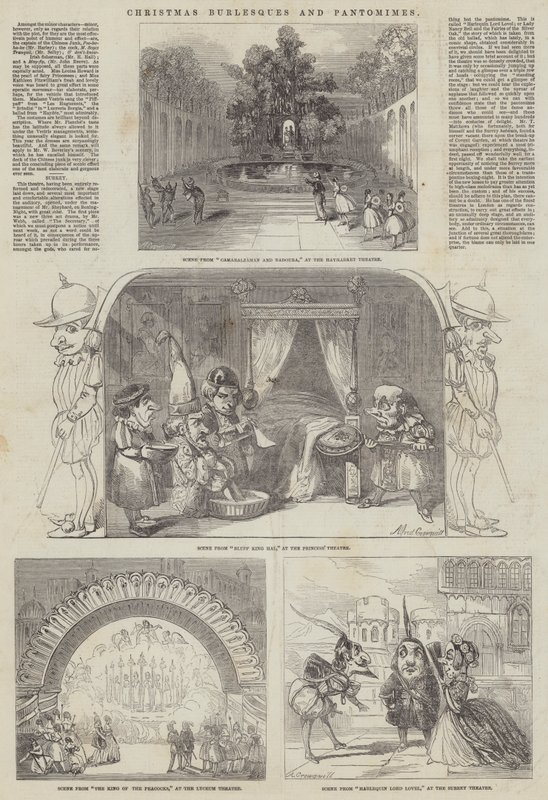 Weihnachtsburlesken und Pantomimen von Alfred Crowquill