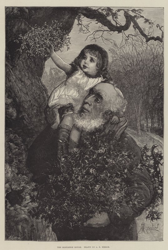 Der Mistelzweig von Alfred Edward Emslie