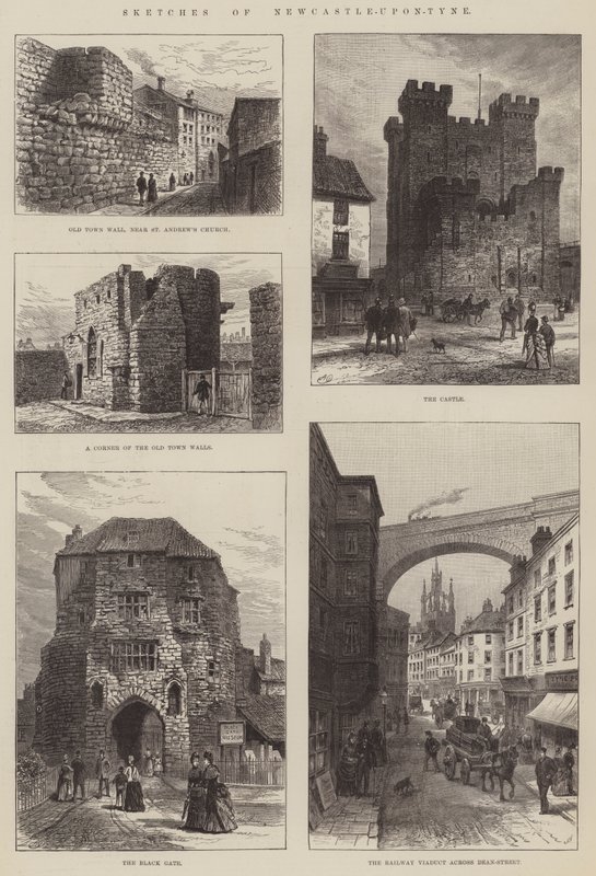 Skizzen von Newcastle-upon-Tyne von Alfred Robert Quinton