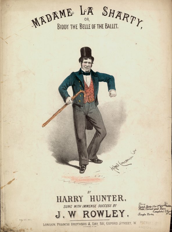Madame La Sharty oder Biddy die Schöne des Balletts von Alfred Concanen