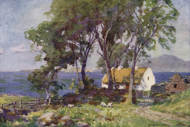 Hütte am Meer, Renvyle von Alfred Heaton Cooper