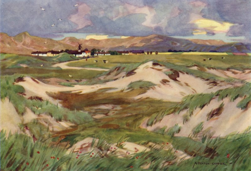Dänemark: Kandestederne, ein primitives Dorf in Nordjütland von Alfred Heaton Cooper