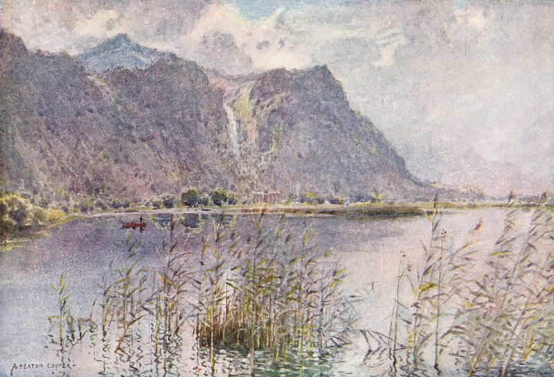 Lake District: Lodore und Derwentwater, ein Sommermorgen von Alfred Heaton Cooper