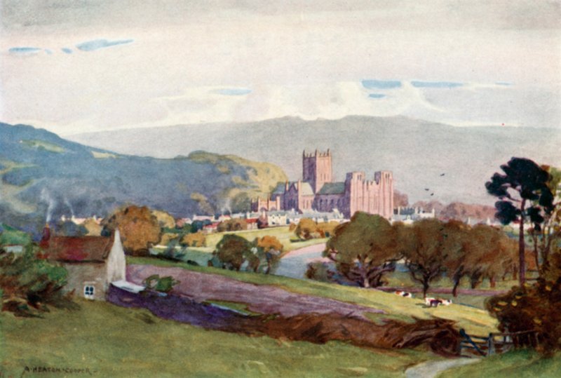 Wells, von Milton Hill aus von Alfred Heaton Cooper