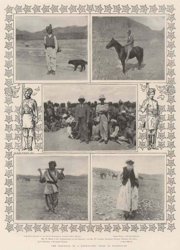 Die Blockade eines widerspenstigen Stammes in Waziristan von Alfred Hugh Fisher