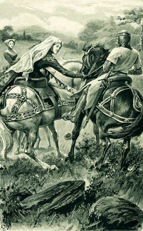 Die Gräfin von Carrick und Robert De Bruce von Alfred Pearse