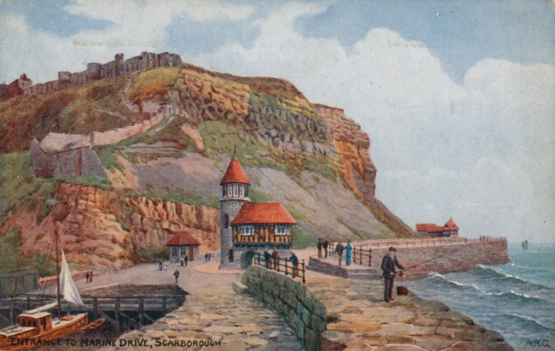 Eingang zur Marine Drive, Scarborough von Alfred Robert Quinton