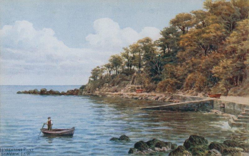 Horestone Point, Meeresblick, I O W von Alfred Robert Quinton
