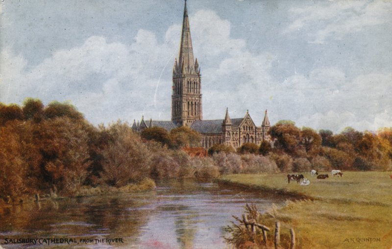 Kathedrale von Salisbury von Alfred Robert Quinton