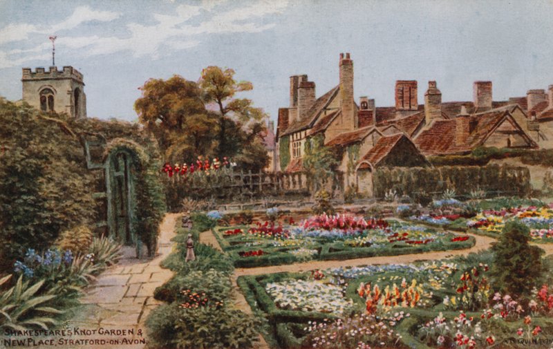 Shakespeares Knotengarten, New Place, Stratford-upon-Avon von Alfred Robert Quinton