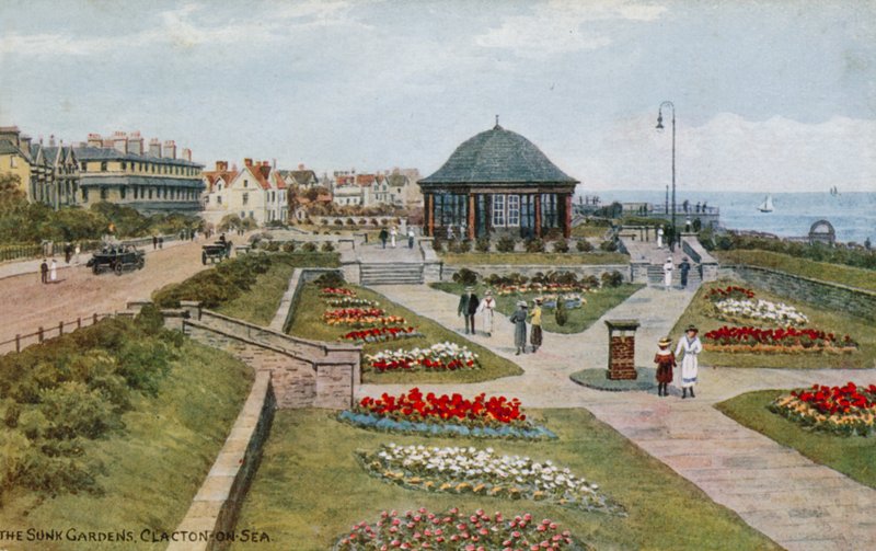 Die versunkenen Gärten, Clacton-on-Sea von Alfred Robert Quinton