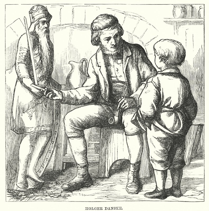 Hans Christian Andersen: Holger Danske von Alfred Walter (after) Bayes