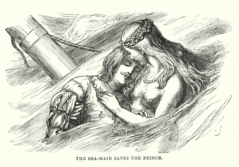 Hans Christian Andersen: Die kleine Meerjungfrau von Alfred Walter (after) Bayes