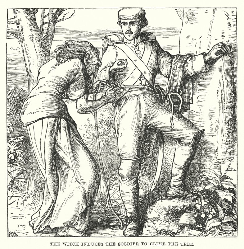 Hans Christian Andersen: Das Feuerzeug von Alfred Walter (after) Bayes