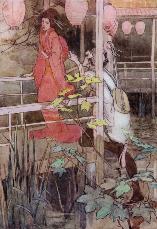 Illustration für Die Geschichte von The Mikado von Alice Bolingbroke (after) Woodward