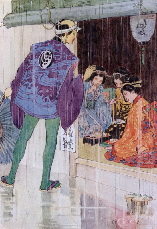 Illustration für Die Geschichte von The Mikado von Alice Bolingbroke (after) Woodward