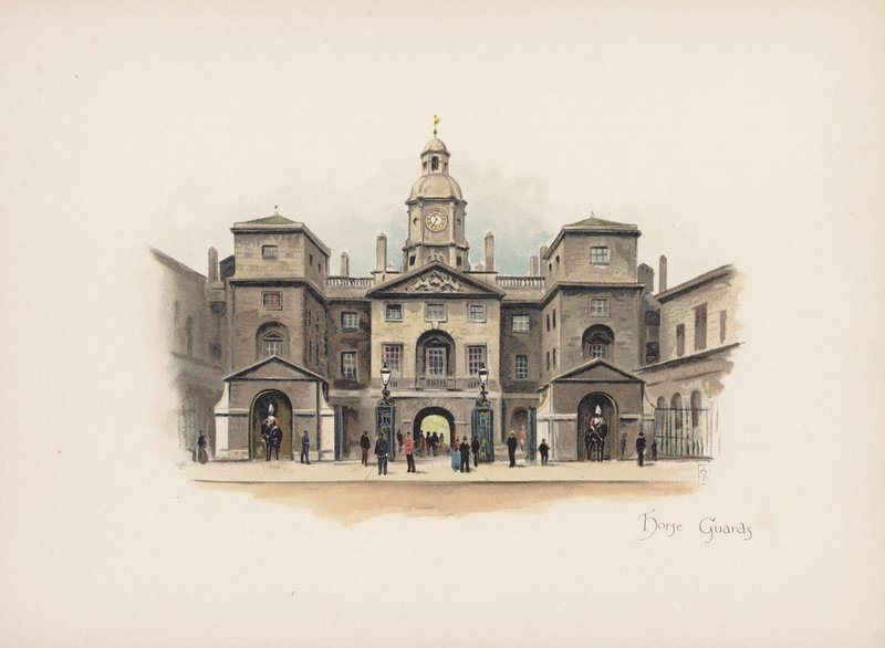 Bekanntes London: Horse Guards von Allan F. Barraud