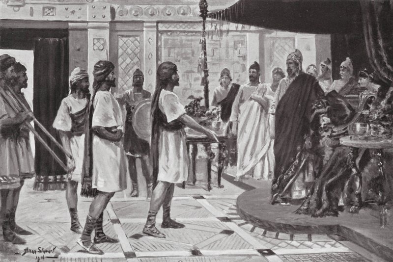 Midas von Phrygien arrangiert ein Bündnis mit Urartu von Allan Stewart