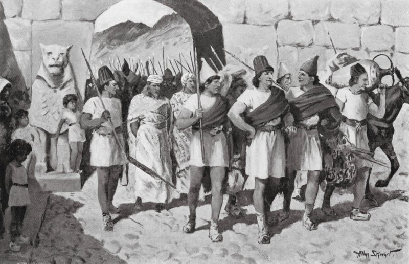 Rückkehr von Shubbiluliuma von seinem syrischen Feldzug von Allan Stewart
